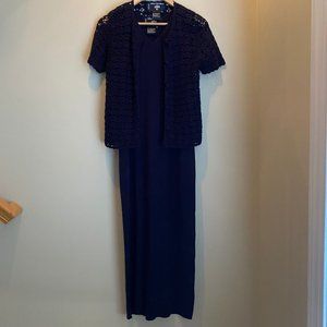 Petite Small Dress with Sweater Top